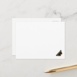 Red Admiral Butterfly Kaart
