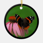 Red Admiral Butterfly Keramisch Ornament (Voorkant)