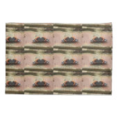 Red Admiral Butterfly Kussensloop (Achterkant)