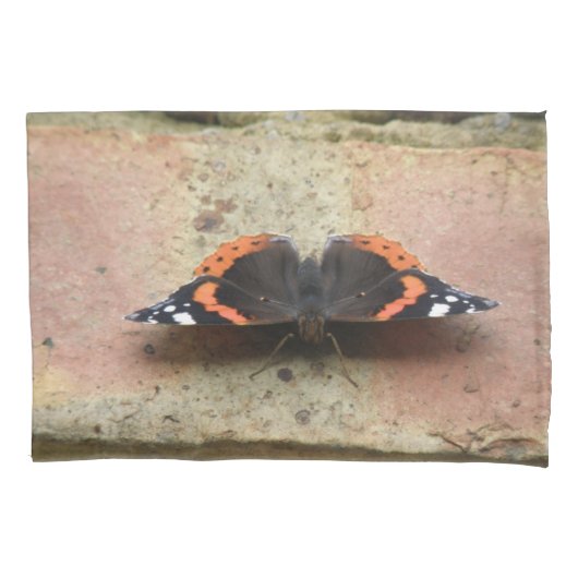Red Admiral Butterfly Kussensloop (Voorkant)