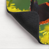 Red Admiral Butterfly Mousepad Muismat (Hoek)