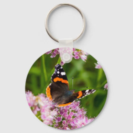 Red Admiral Butterfly Sleutelhanger