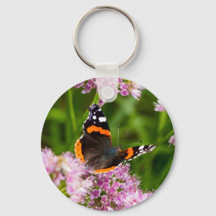 Red Admiral Butterfly Sleutelhanger
