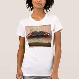 Red Admiral Butterfly T Shirt