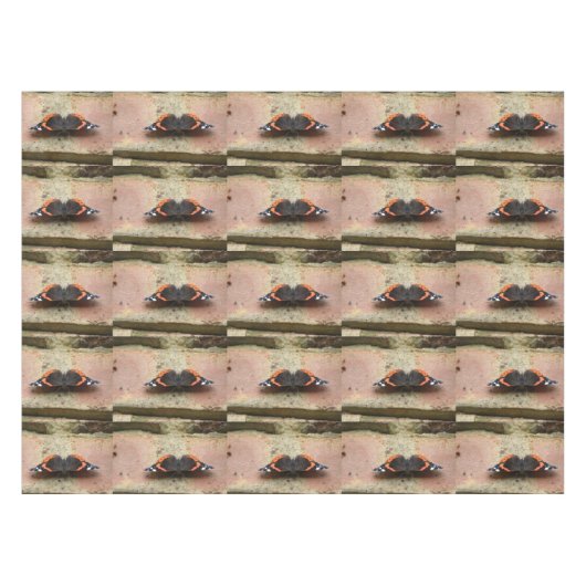 Red Admiral Butterfly Tablecloth Tafelkleed (Voorkant (Horizontaal))
