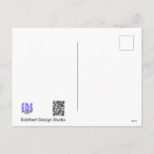 Red Admiral en Map Butterfly DIY Briefkaart (Achterkant)