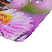 Red Admiral vlinder glazen hakplank Snijplank (Hoek)