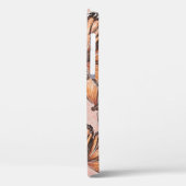 Red Admiral vlinders roze achtergrond Case-Mate iPhone Case (Achterkant / Links)