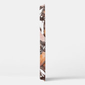 Red Admiral vlinders roze achtergrond Case-Mate iPhone Case (Achterkant / Rechts)