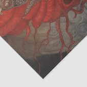 Red African American Warrior Queen Decoupage papie Tissuepapier (Detail)