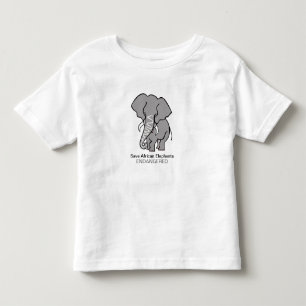 Red Afrikaanse olifanten - Bedreigde dieren grafie Kinder Shirts