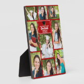 Red Afstuderen Collage Custom 2023 Afstuderen Foto Fotoplaat (Zijkant)