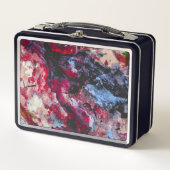 Red Agate Crystal Geode Abstract (Voorkant)