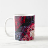 Red Agate Crystal Geode Abstract Koffiemok (Links)
