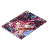 Red Agate Crystal Geode Abstract Notitieboek (Linkerzijde)