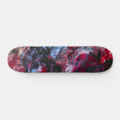 Red Agate Crystal Geode Abstract Persoonlijk Skateboard (Horizontaal)