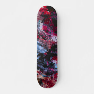 Red Agate Crystal Geode Abstract Persoonlijk Skateboard