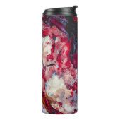 Red Agate Crystal Geode Abstract Thermosbeker (Gedraaid links)