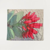 Red Agave Flowers Wandkleed (Voorkant (horizontaal))
