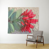 Red Agave Flowers Wandkleed (In Situ (horizontaal))