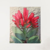 Red Agave Flowers Wandkleed (Voorkant)
