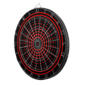 Red Alarm Abstract Gamma Led Light Dartboard Dartbord (Voorkant Rechts)