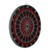 Red Alarm Abstract Gamma Led Light Dartboard Dartbord (Voorkant Links)
