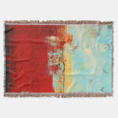 Red Alaskan Abstract Deken (Voorkant)