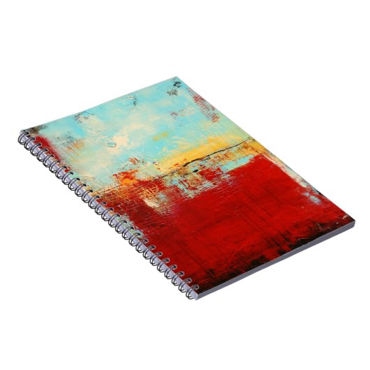 Red Alaskan Abstract Notitieboek (Rechterzijde)