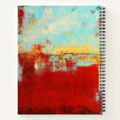 Red Alaskan Abstract Notitieboek (Achterkant)