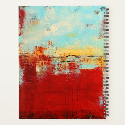Red Alaskan Abstract Planner (Achterkant)