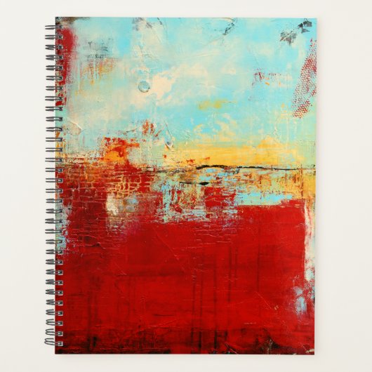 Red Alaskan Abstract Planner (Voorkant)