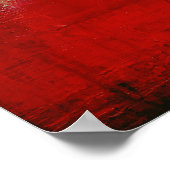 Red Alaskan Abstract Poster (Hoek)