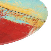 Red Alaskan Abstract Snijplank (Hoek)