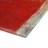 Red Alaskan Abstract Snijplank (Hoek)