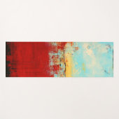 Red Alaskan Abstract Yogamat (Voorkant (horizontaal))