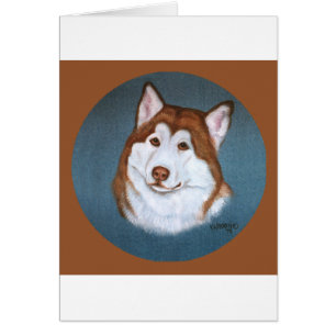 Red Alaskan Malamute Design