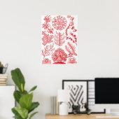 Red Alga Sea, Florideae Rotalgen by Ernst Haeckel Poster (Thuiskantoor)