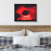 Red Alien Canvas Afdruk (Insitu (Slaapkamer))