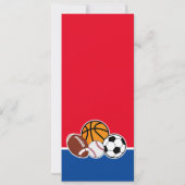 Red All Star Sport Ticket Couples Showfoto Kaart (Achterkant)