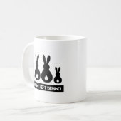 Red alle Bunnies! Koffiemok (Voorkant links)