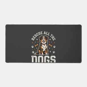 Red alle honden vintage hond bureaumat