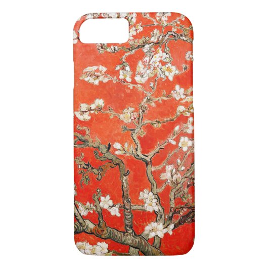 Red Almond Blossom Vincent Van Gogh Case-Mate iPhone Case (Achterkant)