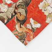 Red Almond Blossom Vincent Van Gogh Fleece Deken (Hoek)