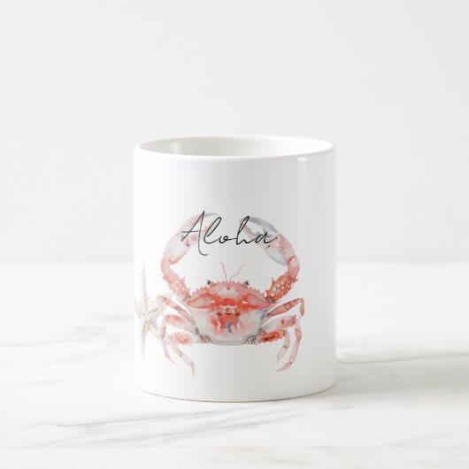 Red Aloha Crab Koffiemok (Center)