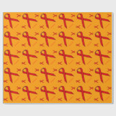 Red Alternating Rot. van Kenneth Yoncich Cadeaupapier (Vlak)