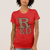 Red Alternative Apparel T-Shirt Dress voor vrouwen (Voorkant)