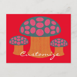 Red Amanita Mushrooms Thunder_Cove Briefkaart