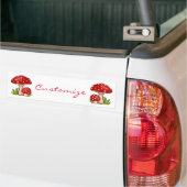 Red Amanita Mushrooms Thunder_Cove Bumpersticker (Op Truck)