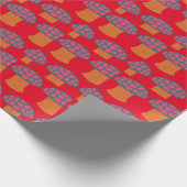 Red Amanita Mushrooms Thunder_Cove Cadeaupapier (Hoek)